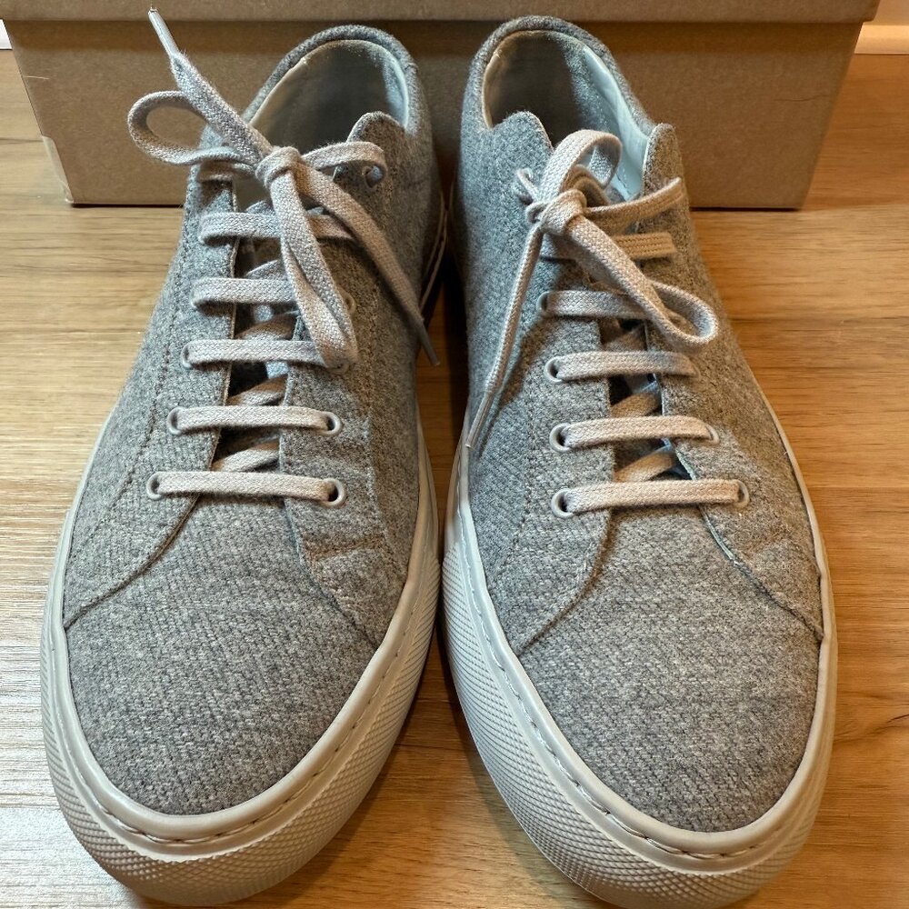 Common Projects Achilles Low Wool in Grey (US 8, EU 41)